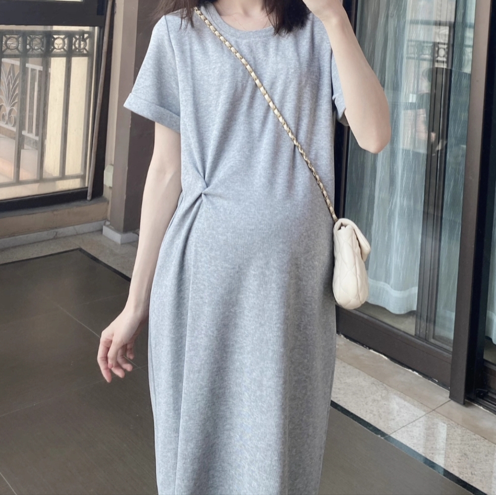 Maternity Cotton T-Shirt Dress